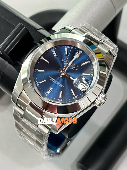 DJ Blue Smooth Bezel (Oyster)