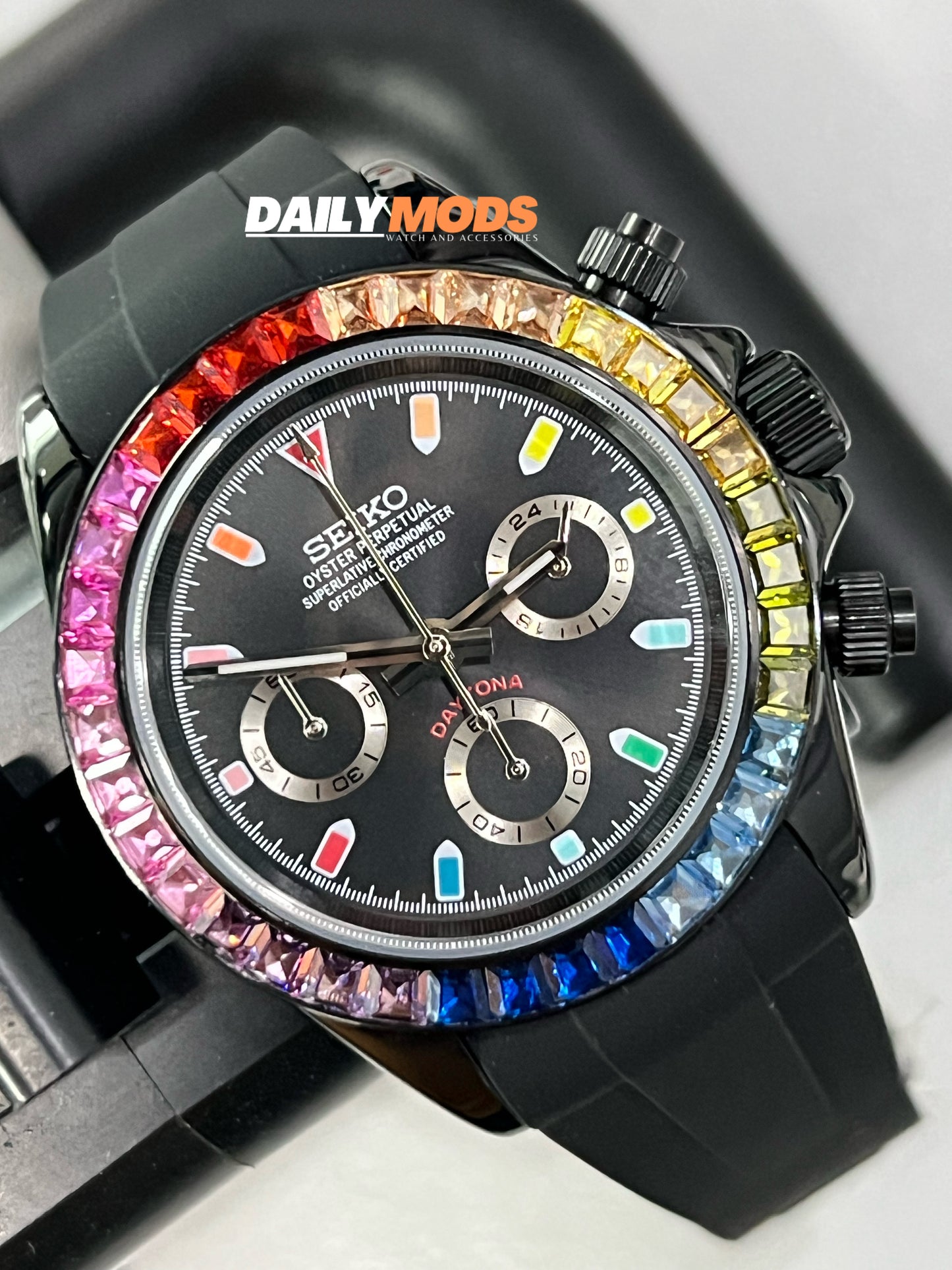 Stealth Black Daytona Rainbow